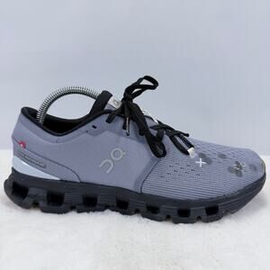 On Cloud X 4 Women’s Training Shoes Blue Feather Black Size 9.5